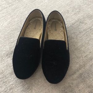 Birdie’s The Starling - Black Velvet Loafers, 7